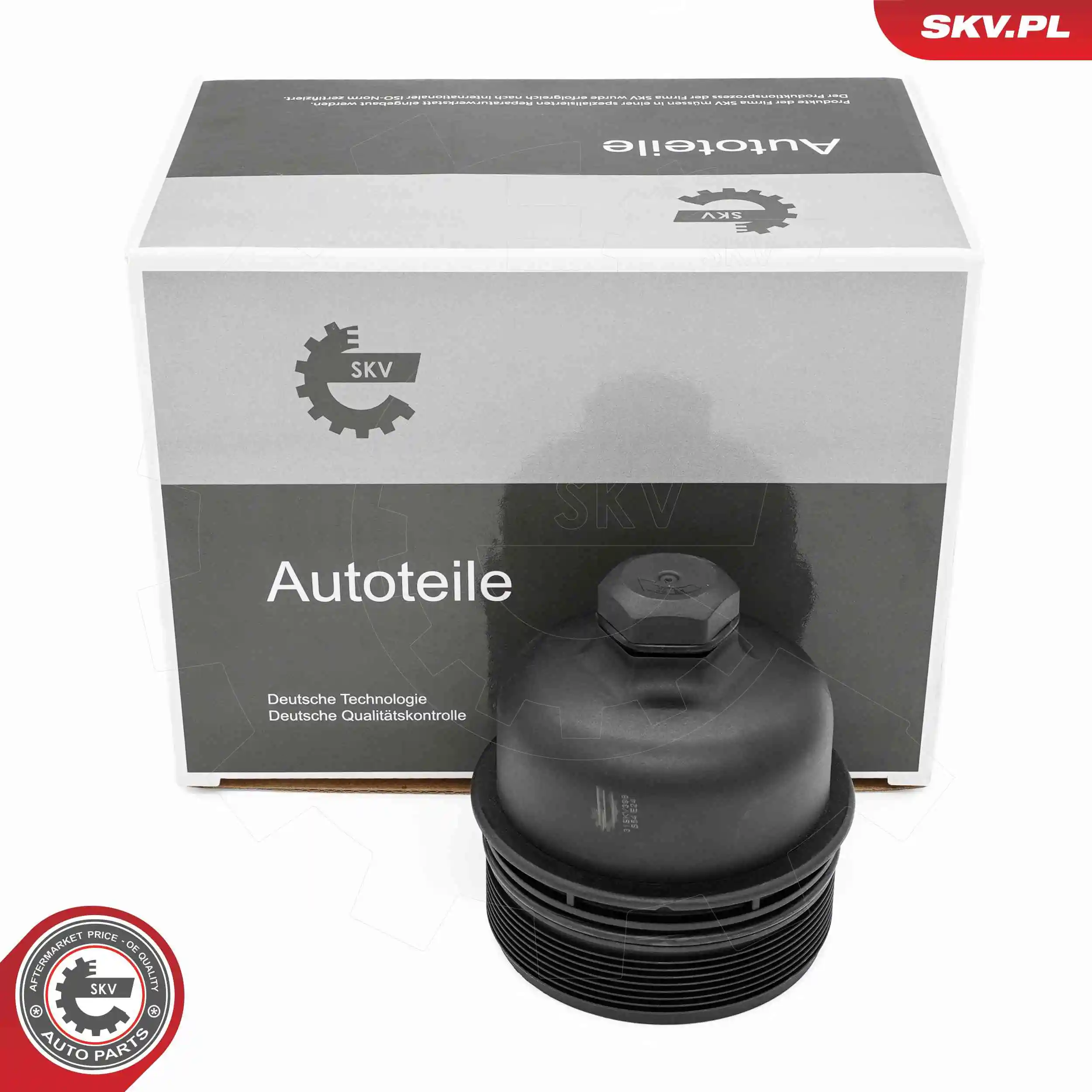 Cap, oil filter housing